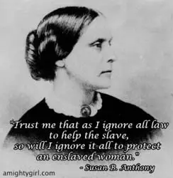 History of Susan B. Anthony